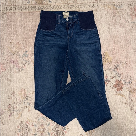 L'agence Oriana Maternity Straight Jeans Size 28 M2539BLD